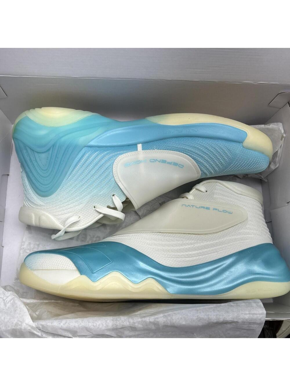 ANTA KAI 1 Kyrie Irving Ice Blue Sz.15 Home Basketball Shoes NEW Rare Sneakers